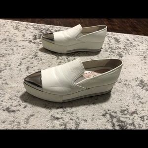 Miu Miu Napa leather slippers